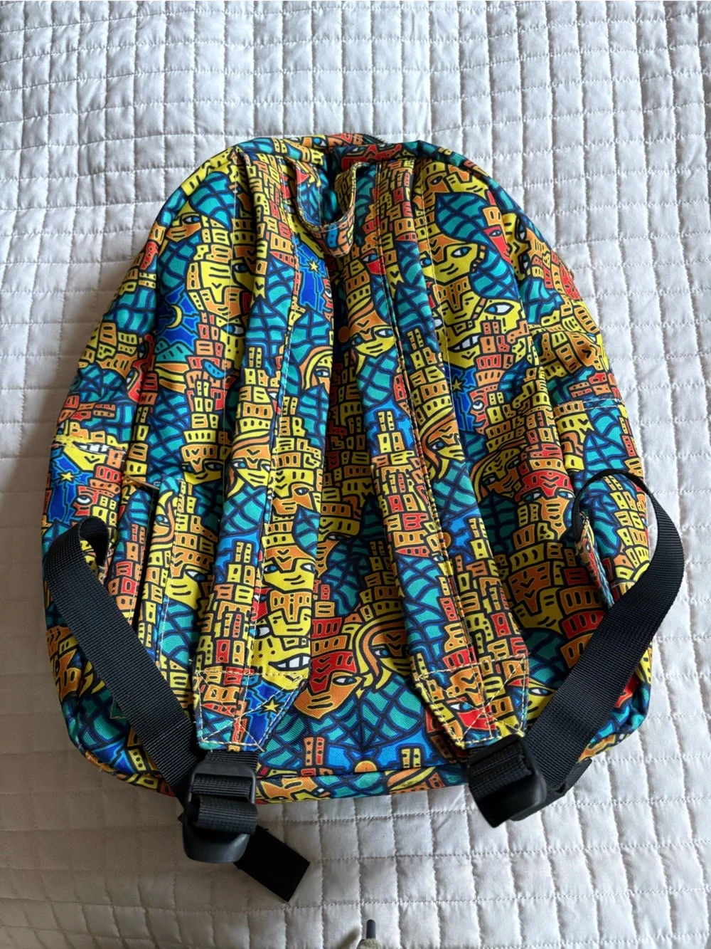 Jaima Art Multicolor Printed Backpack